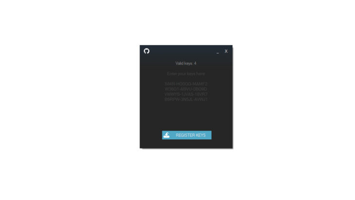 Mehrere Steam Keys aktivieren.